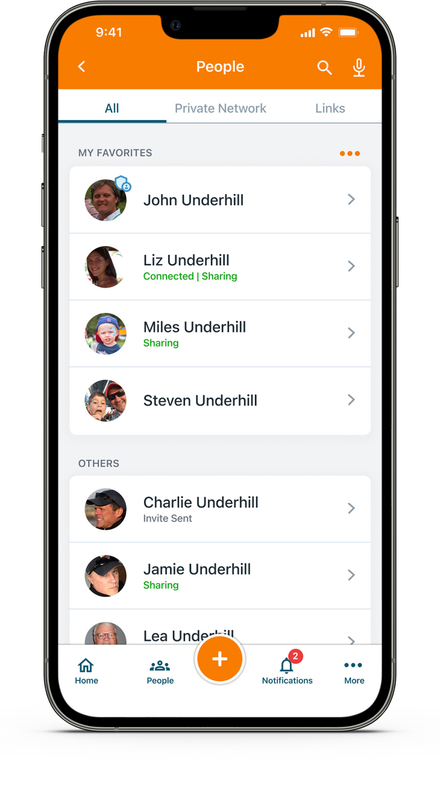 Collect'd App - Share Your Information Only with People You Choose